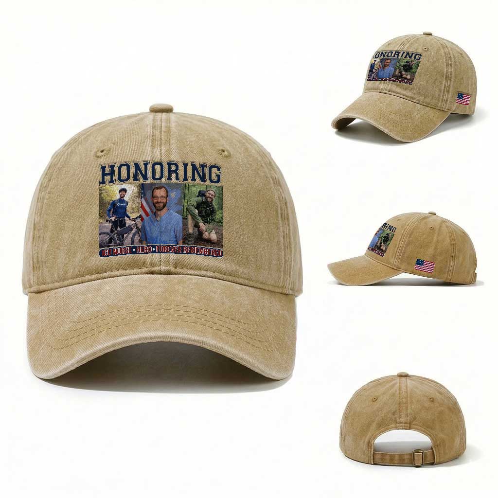 Honoring Alex Pretti Memorial Washed Cotton Baseball Cap ICU Nurse Hero Tribute Minneapolis TS12 Washed Cap Universal Fit Khaki Print Your Wear