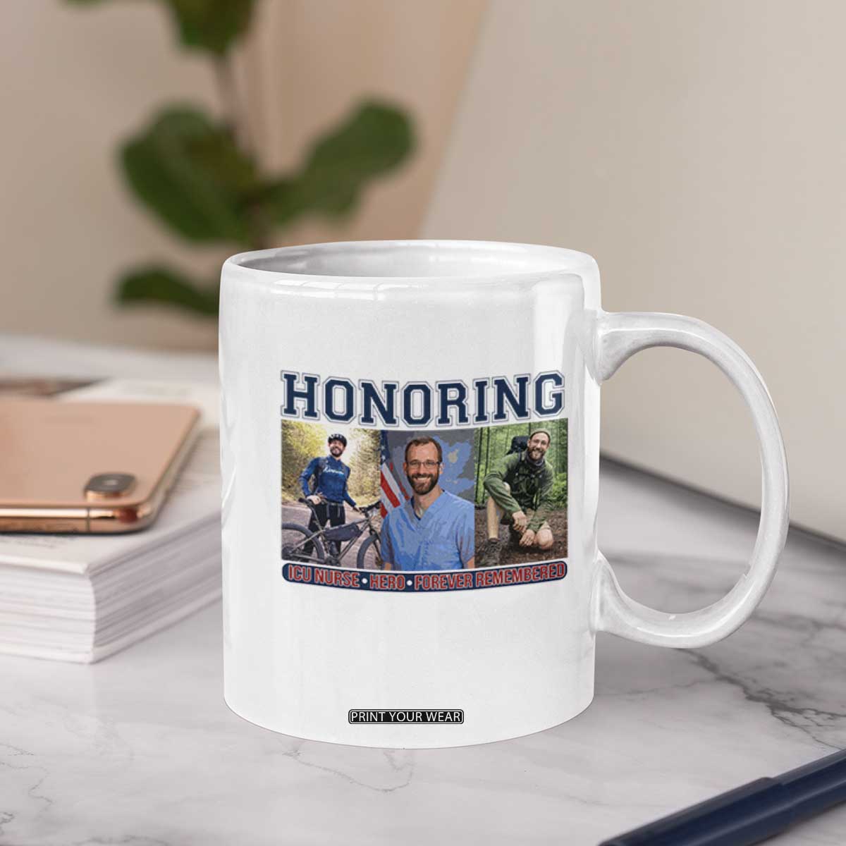 Honoring Alex Pretti Memorial Coffee Mug ICU Nurse Hero Tribute Minneapolis TS12 Print Your Wear