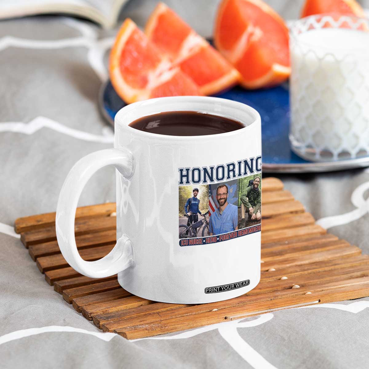 Honoring Alex Pretti Memorial Coffee Mug ICU Nurse Hero Tribute Minneapolis TS12 Print Your Wear
