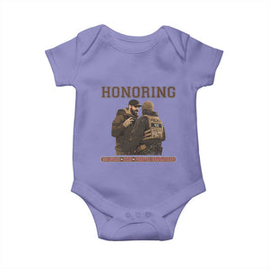 Honoring Alex Pretti ICU Nurse Tribute Support Gift Baby Onesie TS12 Violet Print Your Wear