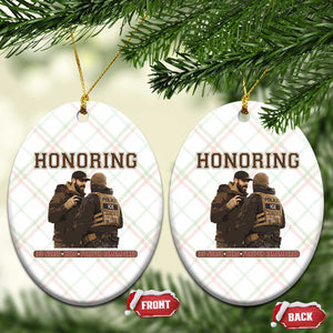 Honoring Alex Pretti ICU Nurse Tribute Support Gift Ceramic Ornament TS12 Print Your Wear