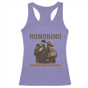 Honoring Alex Pretti ICU Nurse Tribute Support Gift Racerback Tank Top TS12 Violet Print Your Wear