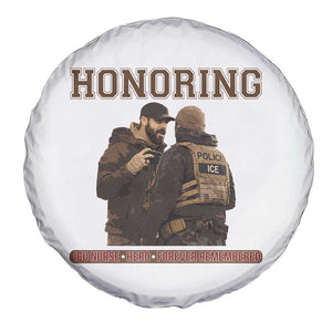 Honoring Alex Pretti ICU Nurse Tribute Support Gift Spare Tire Cover TS12 Print Your Wear