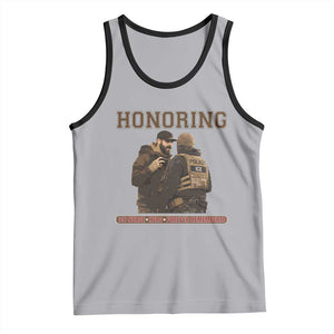 Honoring Alex Pretti ICU Nurse Tribute Support Gift Tank Top TS12 Athletic Heather Black Print Your Wear
