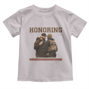 Honoring Alex Pretti ICU Nurse Tribute Support Gift Toddler T Shirt TS12 Ice Gray Print Your Wear