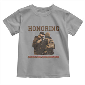 Honoring Alex Pretti ICU Nurse Tribute Support Gift Toddler T Shirt TS12 Sport Gray Print Your Wear
