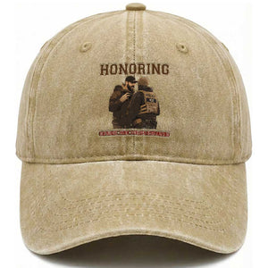 Honoring Alex Pretti ICU Nurse Tribute Support Gift Washed Cotton Baseball Cap TS12 Print Your Wear
