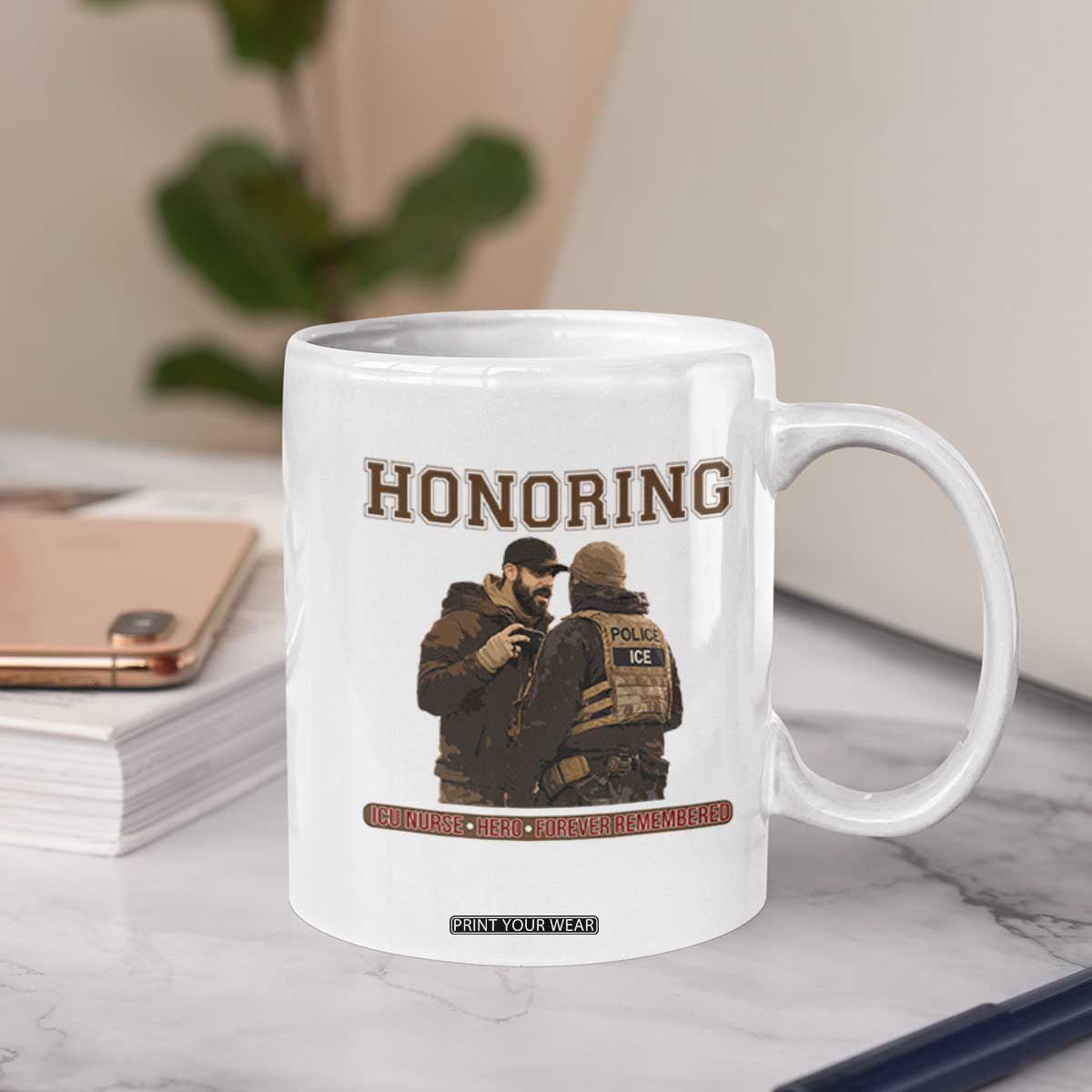 Honoring Alex Pretti ICU Nurse Tribute Support Gift Coffee Mug TS12 Print Your Wear