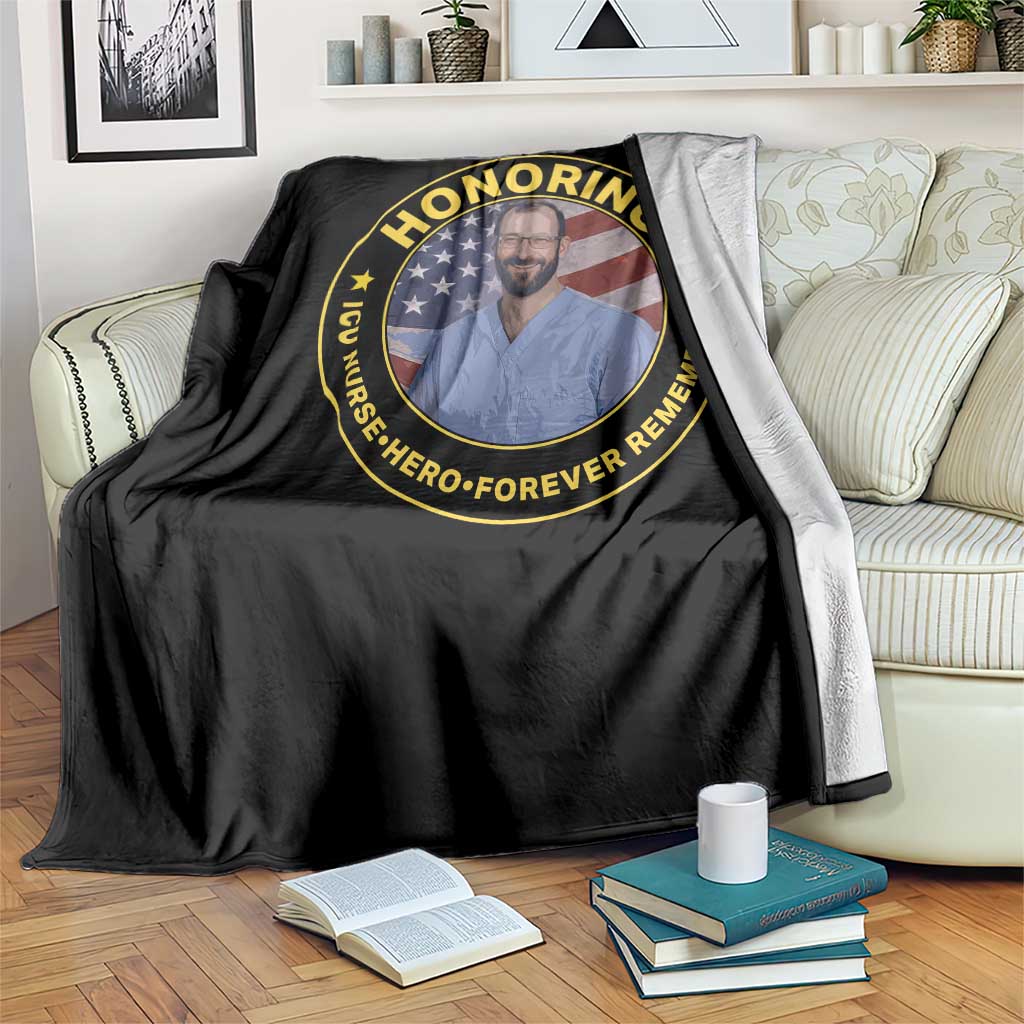 Alex Pretti Memorial Healthcare Hero Throw Blanket Minneapolis Support Gift TS12 Print Your Wear