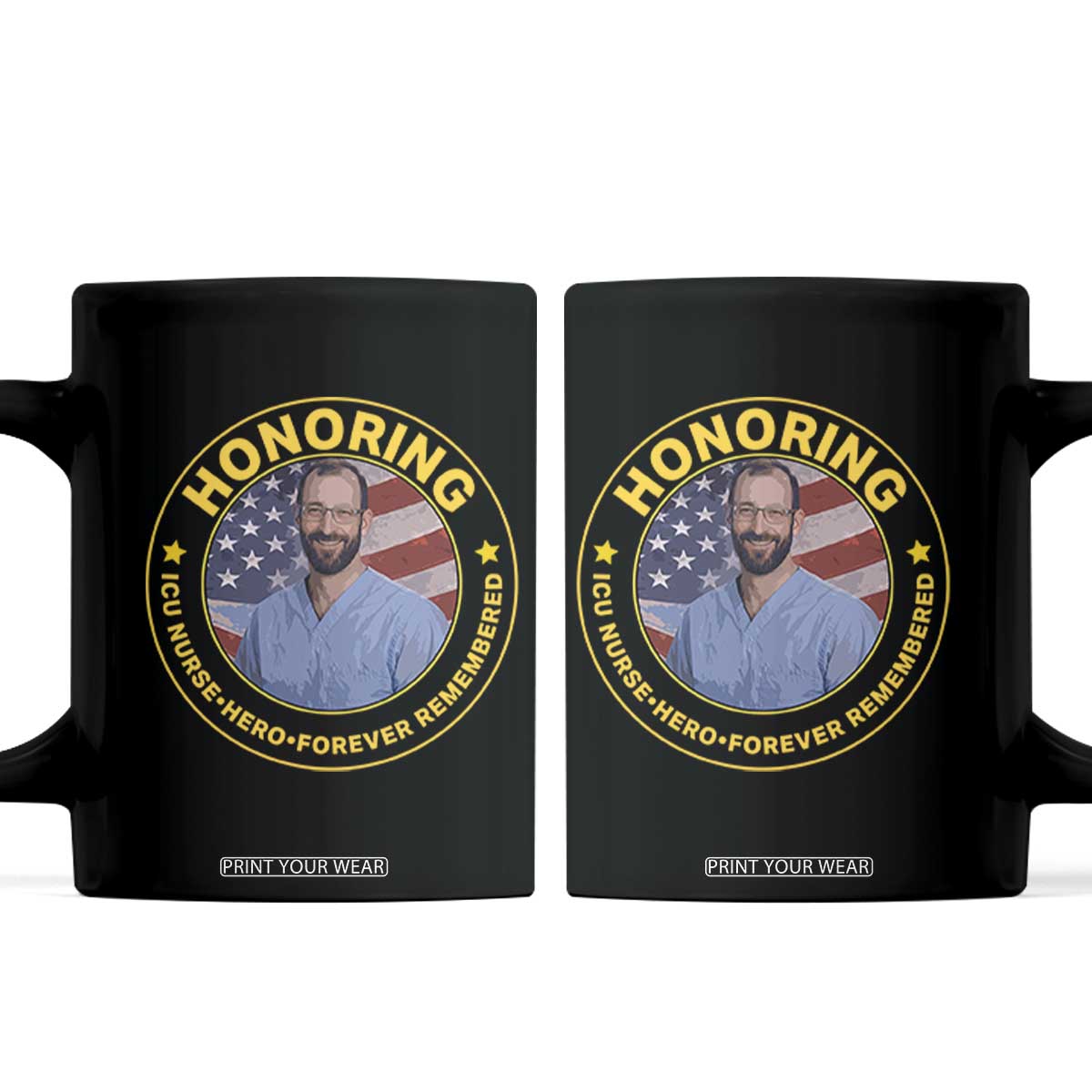 Alex Pretti Memorial Healthcare Hero Coffee Mug Minneapolis Support Gift TS12 Black Print Your Wear