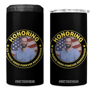 Alex Pretti Memorial Healthcare Hero 4 in 1 Can Cooler Tumbler Minneapolis Support Gift TS12 One Size: 16 oz Black Print Your Wear