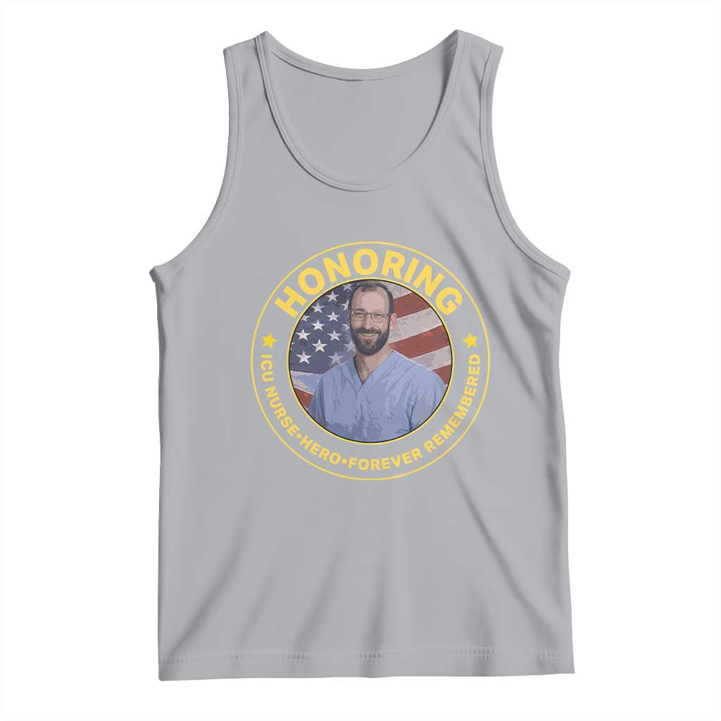 Alex Pretti Memorial Healthcare Hero Tank Top Minneapolis Support Gift TS12 Athletic Heather Print Your Wear