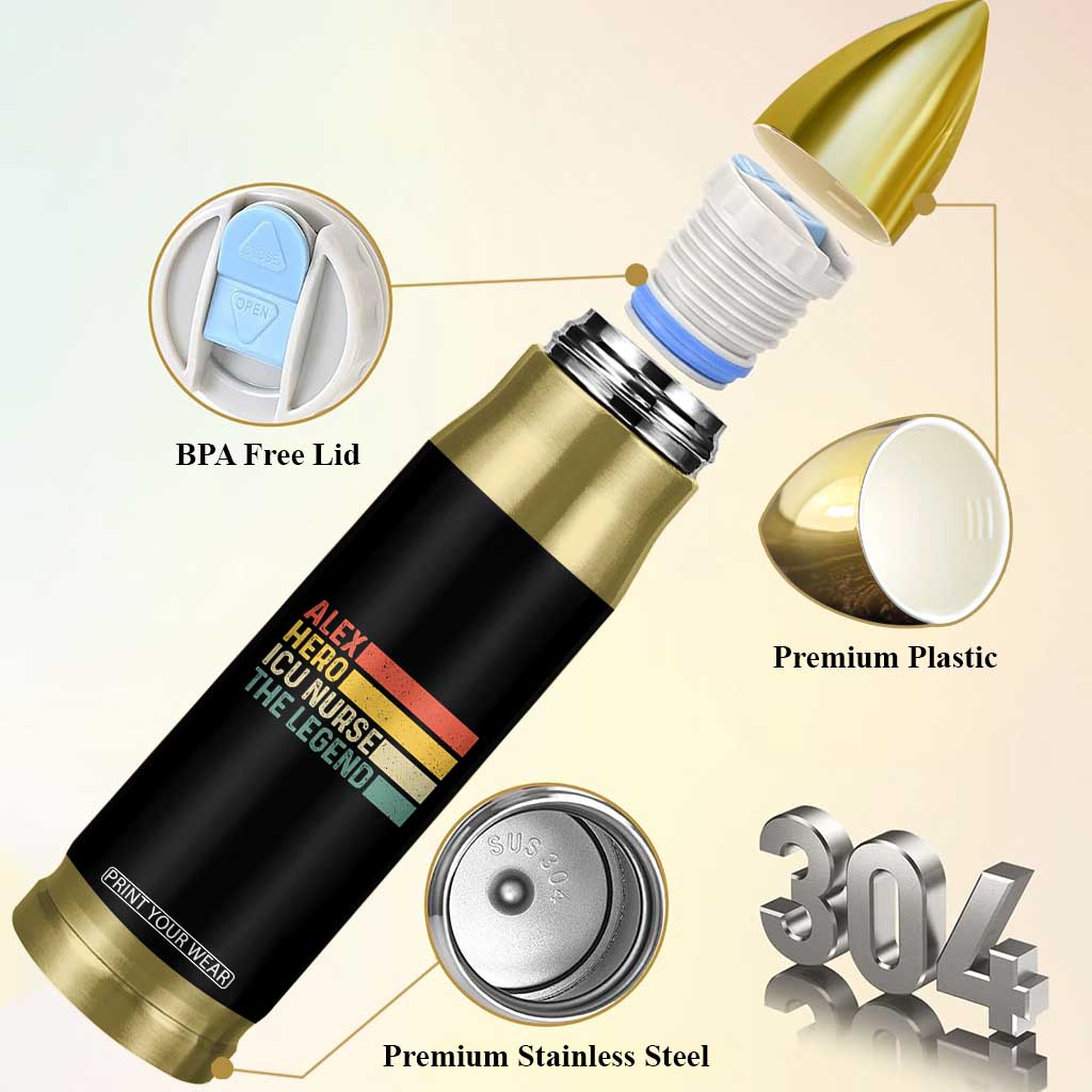 Vintage Retro Gift Bullet Tumbler Vintage Retro Gift TS12 Print Your Wear