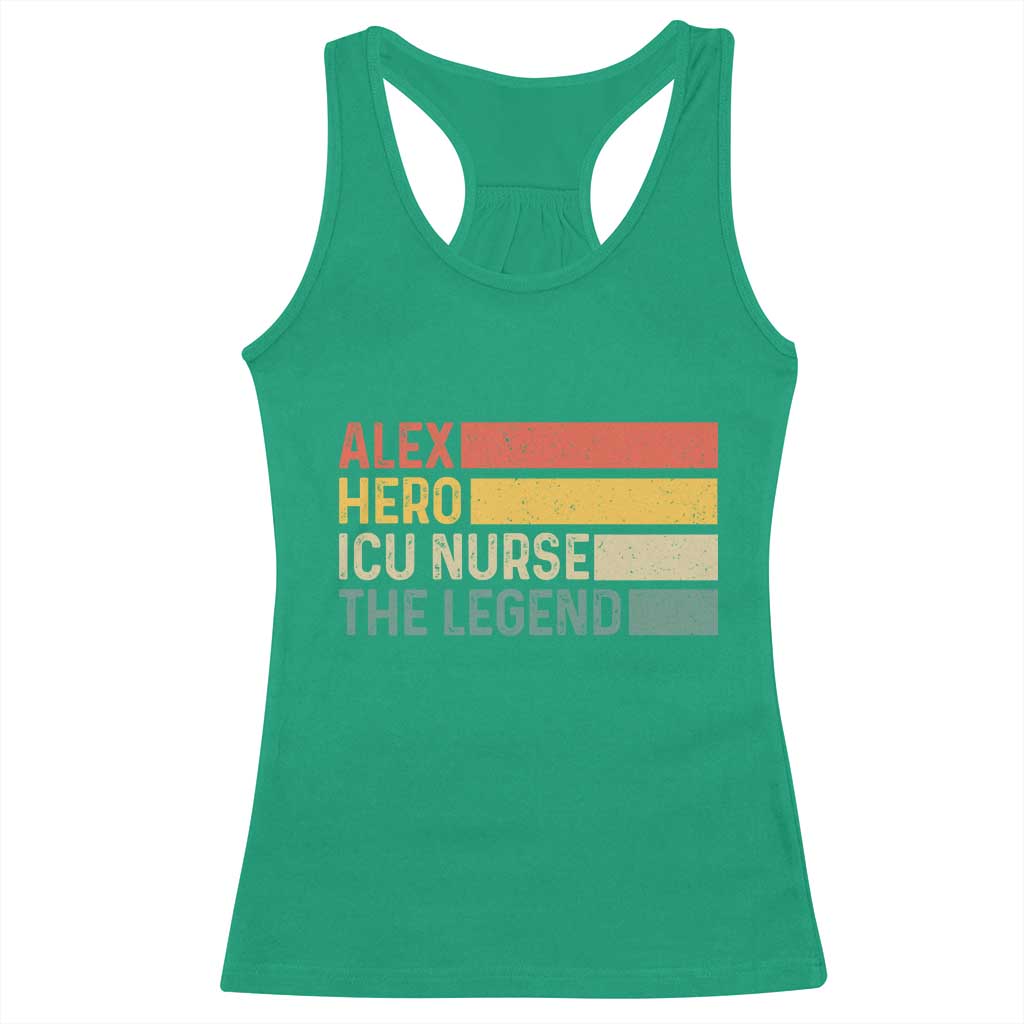 Vintage Retro Gift Racerback Tank Top Vintage Retro Gift TS12 Irish Green Print Your Wear
