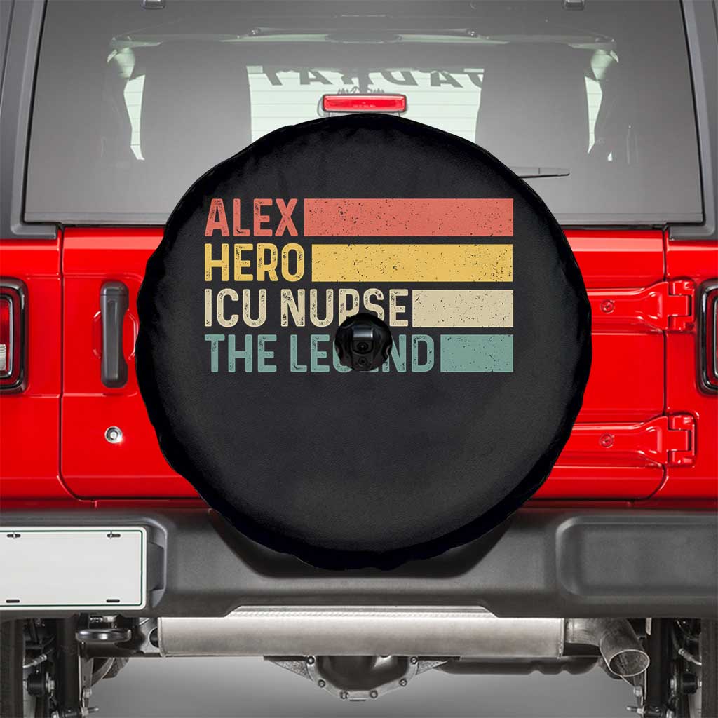 Vintage Retro Gift Spare Tire Cover Vintage Retro Gift TS12 Black Print Your Wear