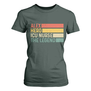 Vintage Retro Gift T Shirt For Women Vintage Retro Gift TS12 Dark Forest Green Print Your Wear