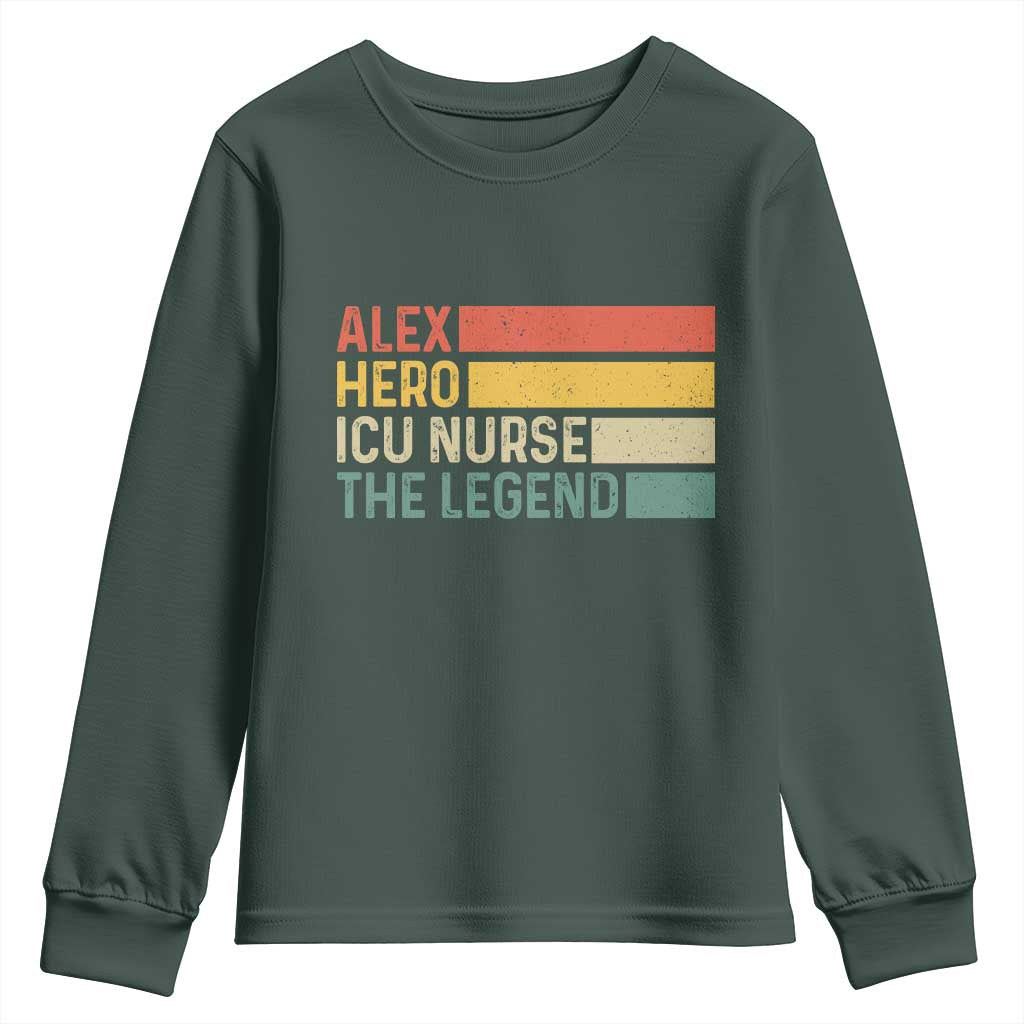 Vintage Retro Gift Youth Sweatshirt Vintage Retro Gift TS12 Dark Forest Green Print Your Wear