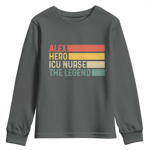 Vintage Retro Gift Youth Sweatshirt Vintage Retro Gift TS12 Dark Heather Print Your Wear