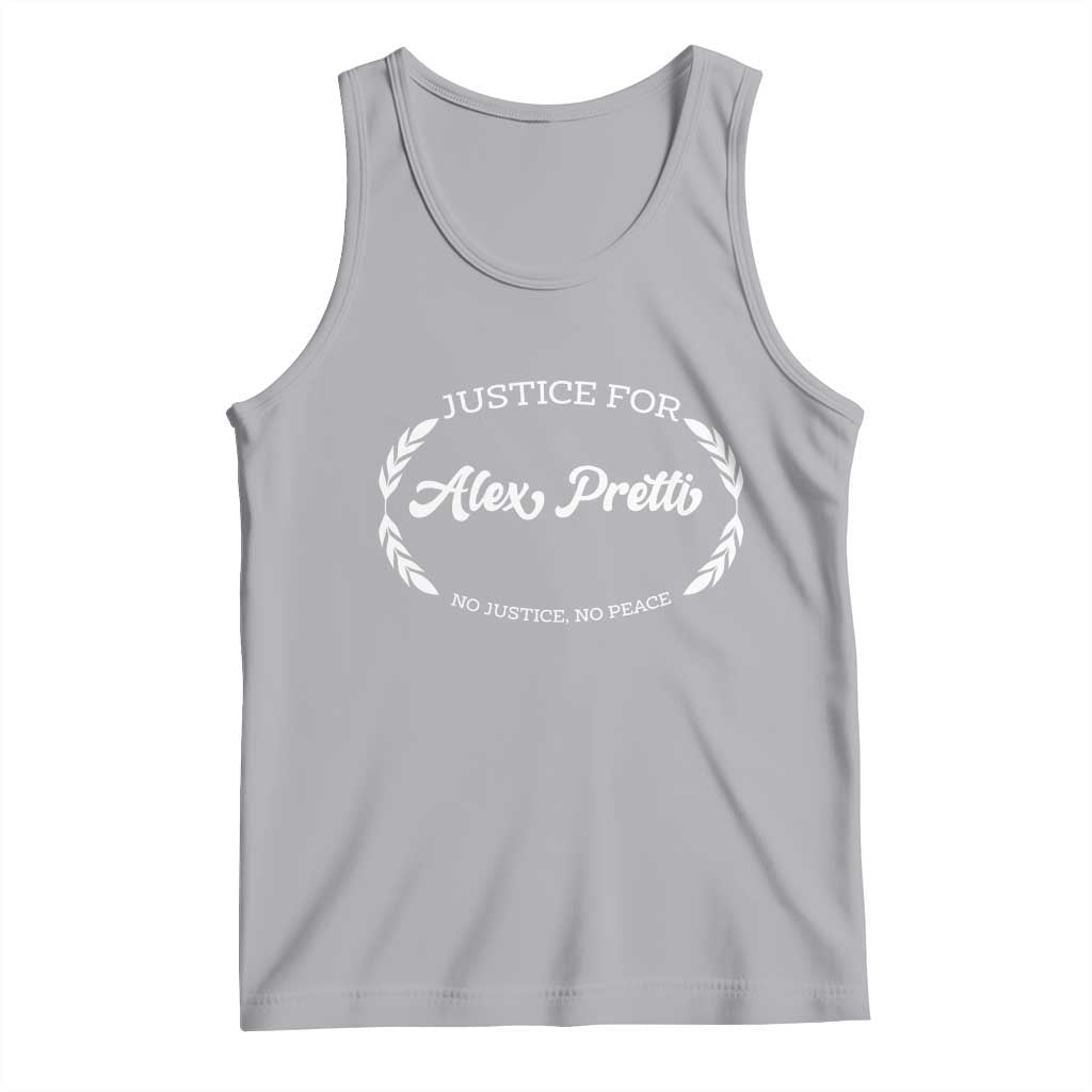 Justice For Alex Pretti Tank Top Abolish ICE Protest Minneapolis Support Gift TS12 Athletic Heather Print Your Wear