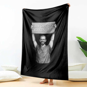 Ice Out Of Minneapolis Throw Blanket Alex Pretti Memorial ICU Nurse Tribute Support TS12 Print Your Wear