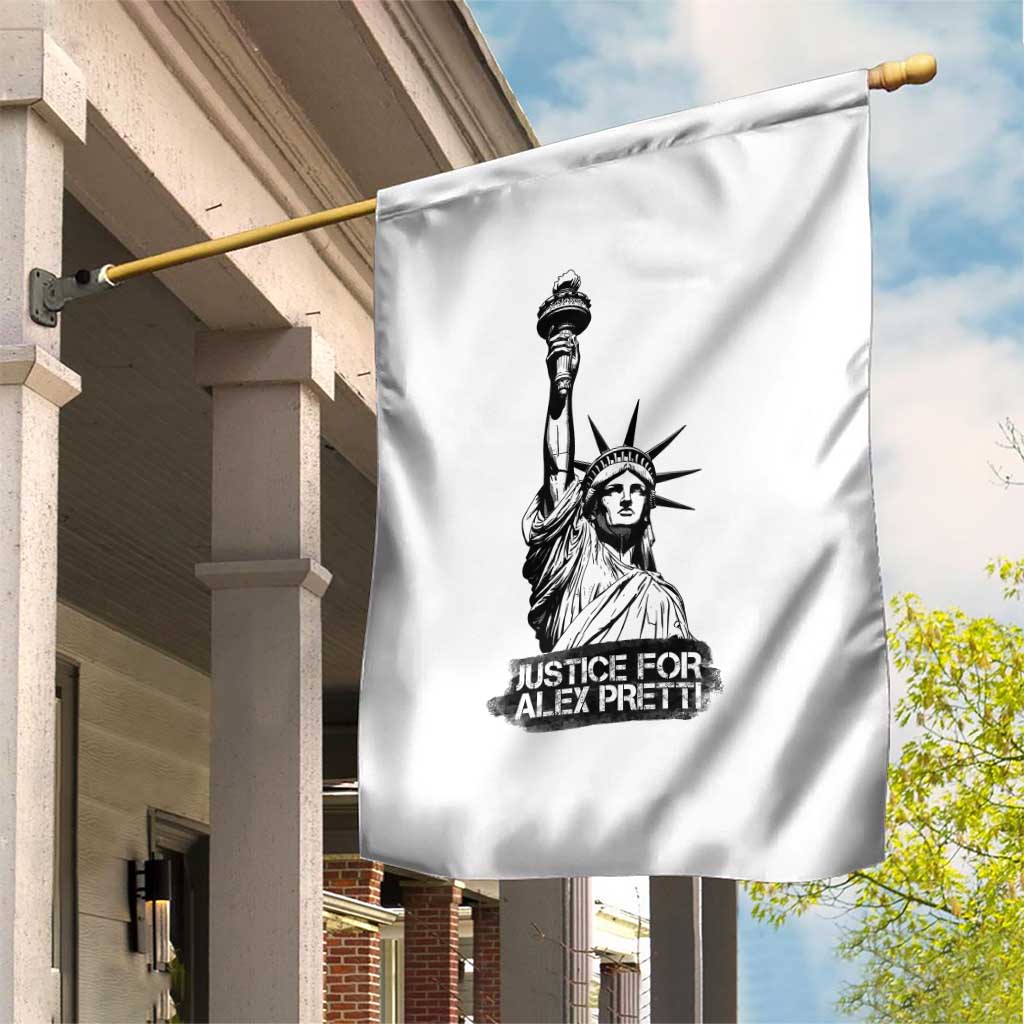 Justice For Alex Pretti Garden Flag Statue Of Liberty Support Gift TS12 Print Your Wear
