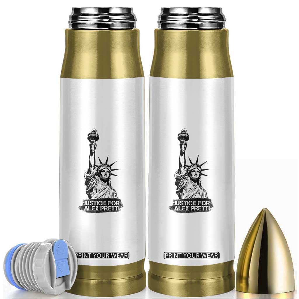 Justice For Alex Pretti Bullet Tumbler Statue Of Liberty Support Gift TS12 White Print Your Wear