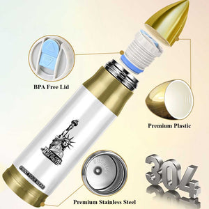 Justice For Alex Pretti Bullet Tumbler Statue Of Liberty Support Gift TS12 Print Your Wear