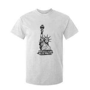 Justice For Alex Pretti T Shirt For Kid Statue Of Liberty Support Gift TS12 White Print Your Wear