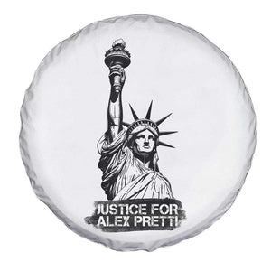 Justice For Alex Pretti Spare Tire Cover Statue Of Liberty Support Gift TS12 Print Your Wear