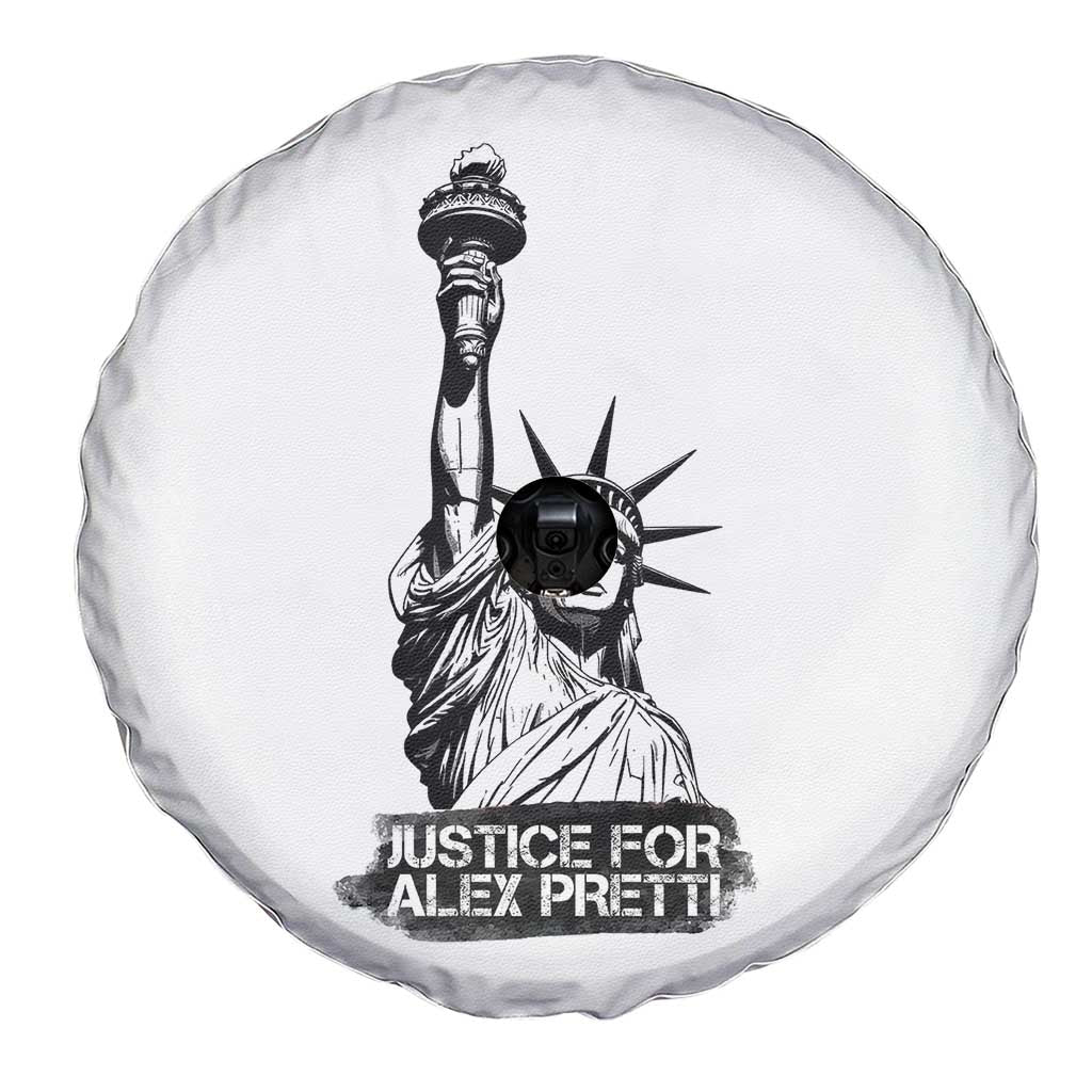 Justice For Alex Pretti Spare Tire Cover Statue Of Liberty Support Gift TS12 Print Your Wear