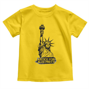 Justice For Alex Pretti Toddler T Shirt Statue Of Liberty Support Gift TS12 Daisy Print Your Wear