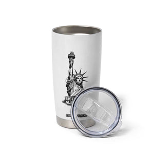 Justice For Alex Pretti Tumbler Cup Statue Of Liberty Support Gift TS12 Print Your Wear