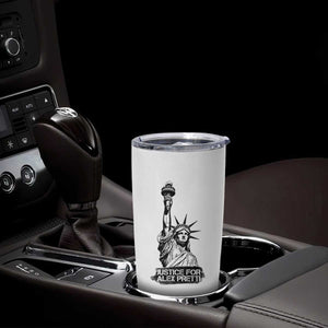 Justice For Alex Pretti Tumbler Cup Statue Of Liberty Support Gift TS12 Print Your Wear