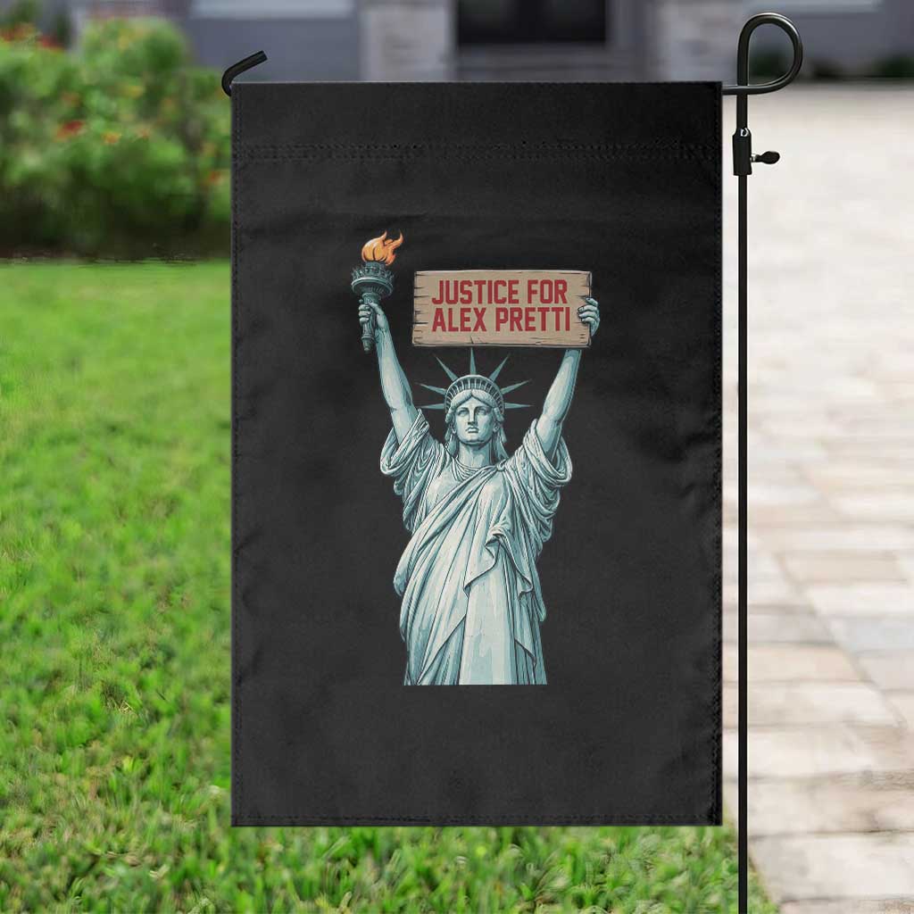 Statue Of Liberty Justice For Alex Pretti Tribute Gift Garden Flag TS12 Print Your Wear