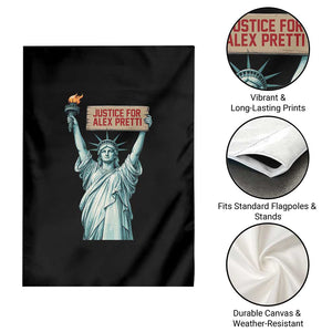 Statue Of Liberty Justice For Alex Pretti Tribute Gift Garden Flag TS12 Print Your Wear