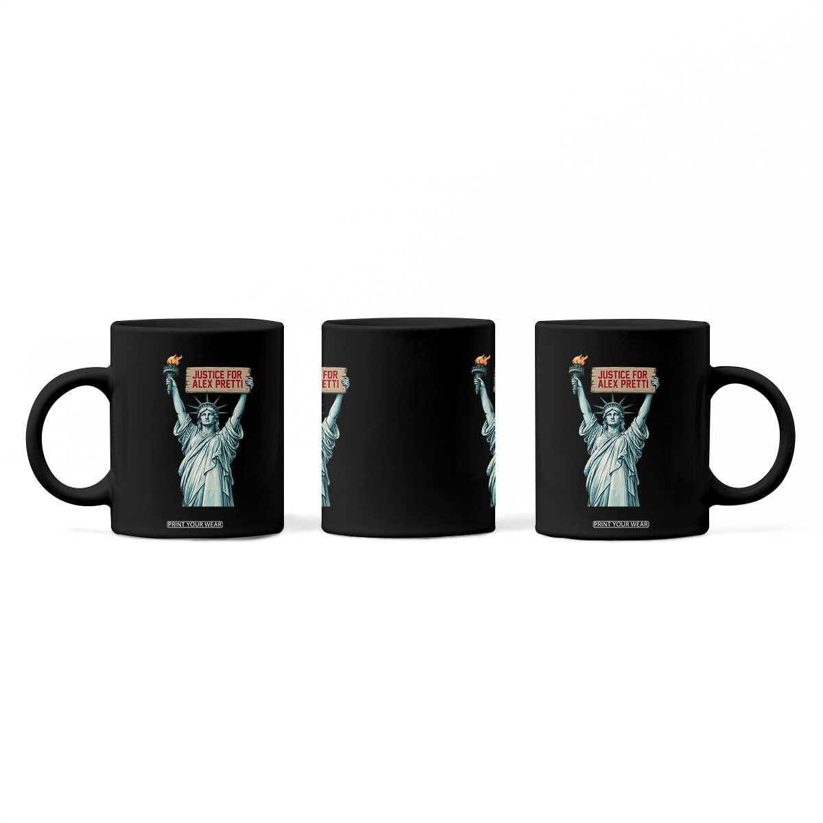 Statue Of Liberty Justice For Alex Pretti Tribute Gift Coffee Mug TS12 Print Your Wear