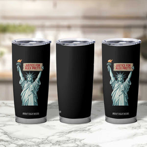 Statue Of Liberty Justice For Alex Pretti Tribute Gift Tumbler Cup TS12 Print Your Wear