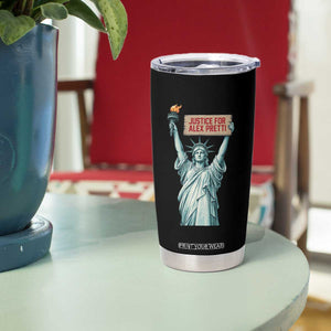 Statue Of Liberty Justice For Alex Pretti Tribute Gift Tumbler Cup TS12 Print Your Wear