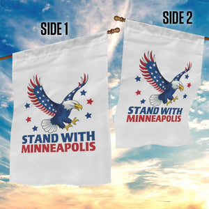 Stand With Minneapolis Garden Flag American Eagle Protest Gift TS12 Print Your Wear