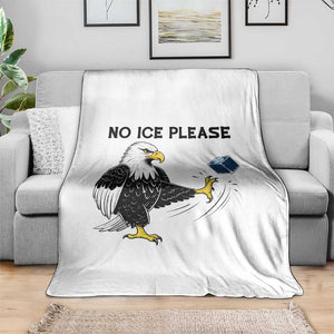 American Eagle No Ice Please Throw Blanket Minneapolis Support Gift TS12 Print Your Wear