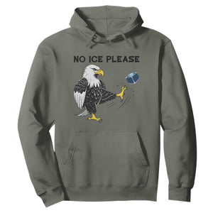 American Eagle No Ice Please Hoodie Minneapolis Support Gift TS12 Military Green Print Your Wear