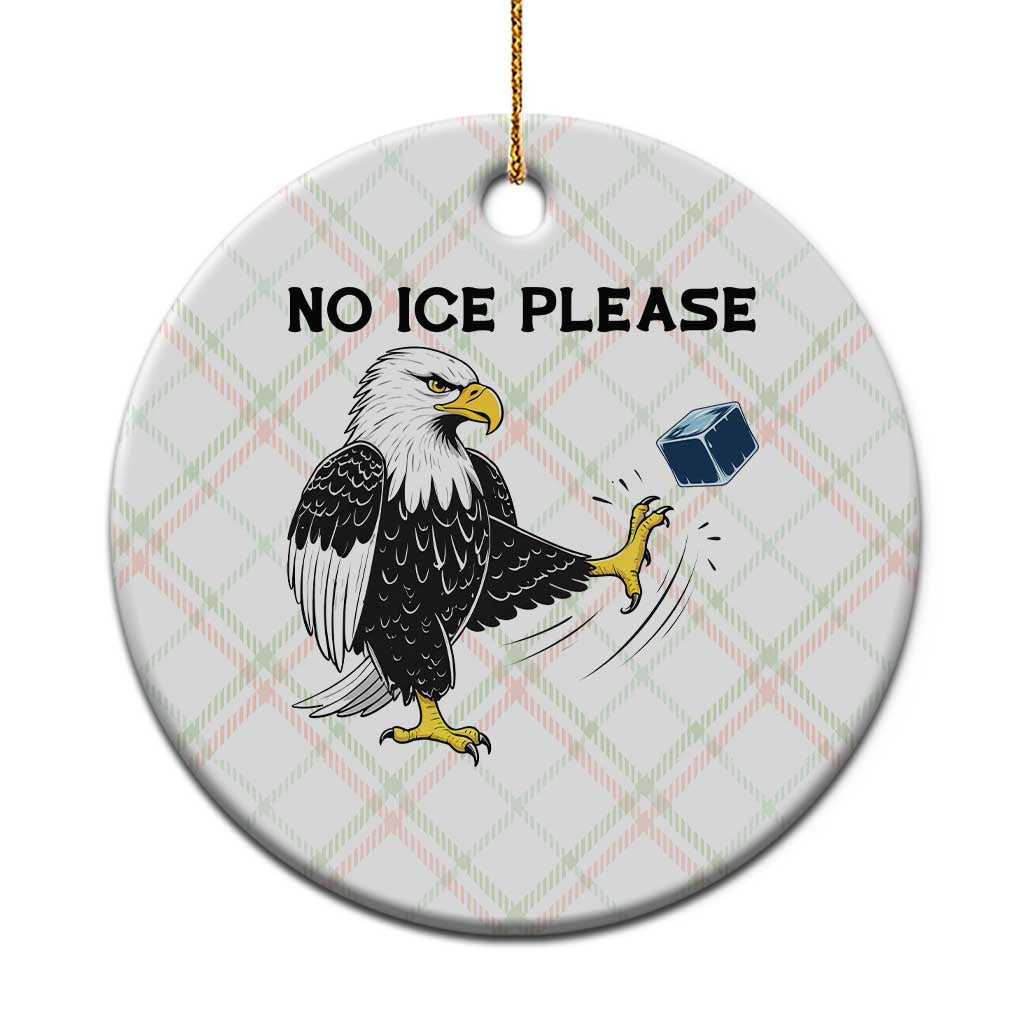 American Eagle No Ice Please Ceramic Ornament Minneapolis Support Gift TS12 1pc Christmas Plaid Print Your Wear