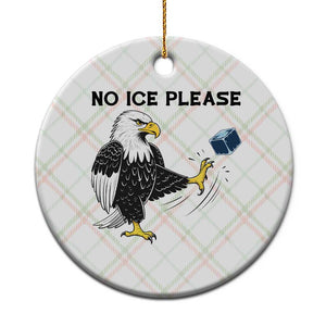 American Eagle No Ice Please Ceramic Ornament Minneapolis Support Gift TS12 1pc Christmas Plaid Print Your Wear