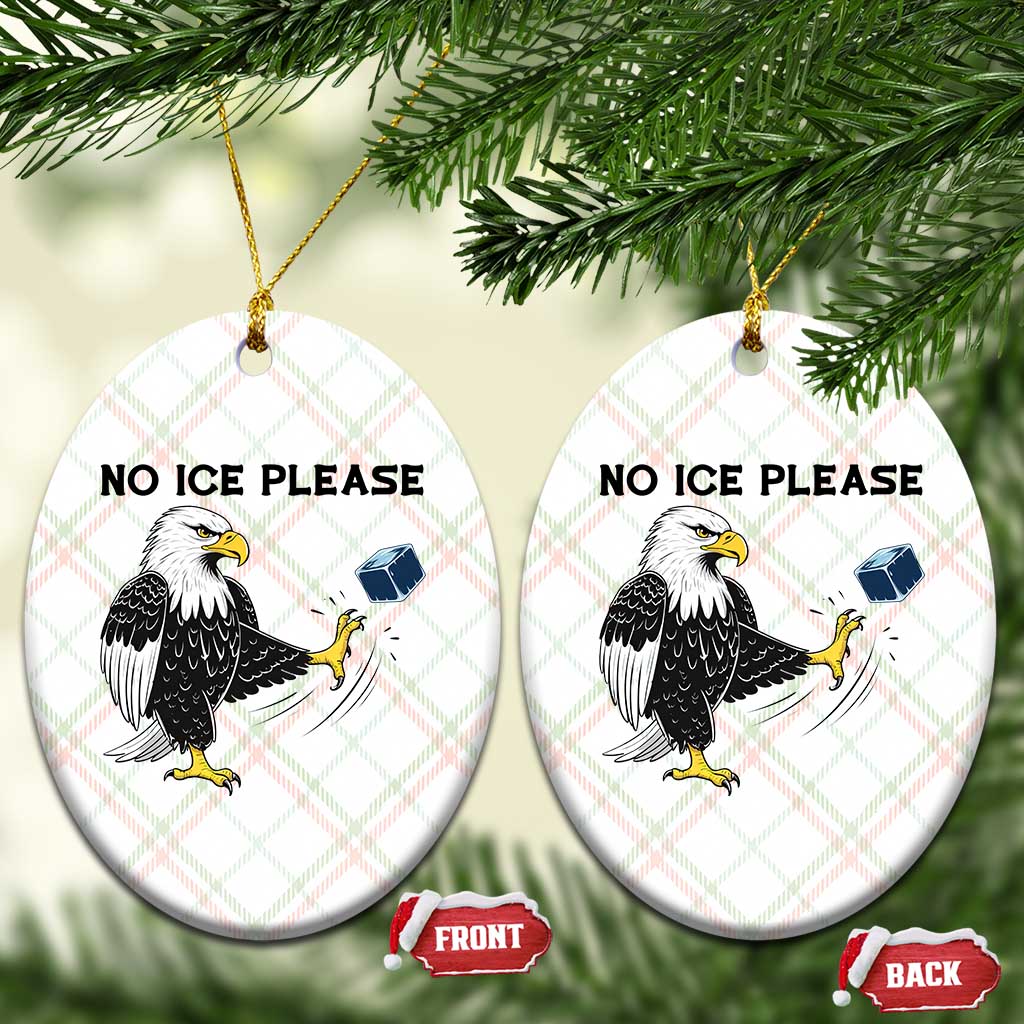 American Eagle No Ice Please Ceramic Ornament Minneapolis Support Gift TS12 Print Your Wear