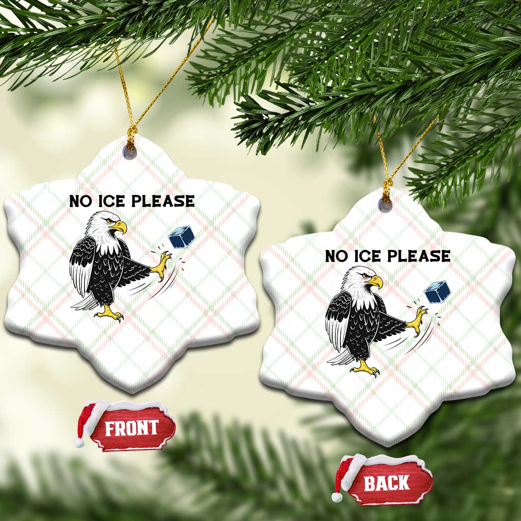 American Eagle No Ice Please Ceramic Ornament Minneapolis Support Gift TS12 Print Your Wear