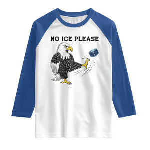 American Eagle No Ice Please Raglan Shirt Minneapolis Support Gift TS12 White Royal Print Your Wear
