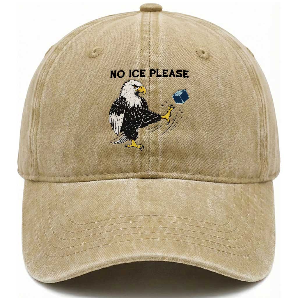 American Eagle No Ice Please Washed Cotton Baseball Cap Minneapolis Support Gift TS12 Print Your Wear
