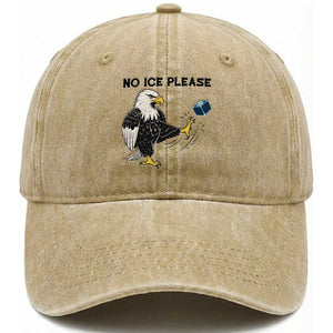 American Eagle No Ice Please Washed Cotton Baseball Cap Minneapolis Support Gift TS12 Print Your Wear
