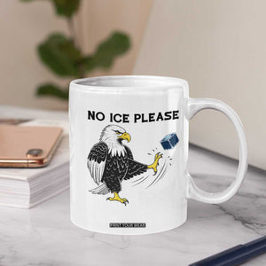 American Eagle No Ice Please Coffee Mug Minneapolis Support Gift TS12 Print Your Wear
