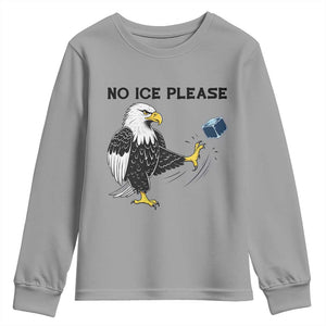 American Eagle No Ice Please Youth Sweatshirt Minneapolis Support Gift TS12 Sport Gray Print Your Wear
